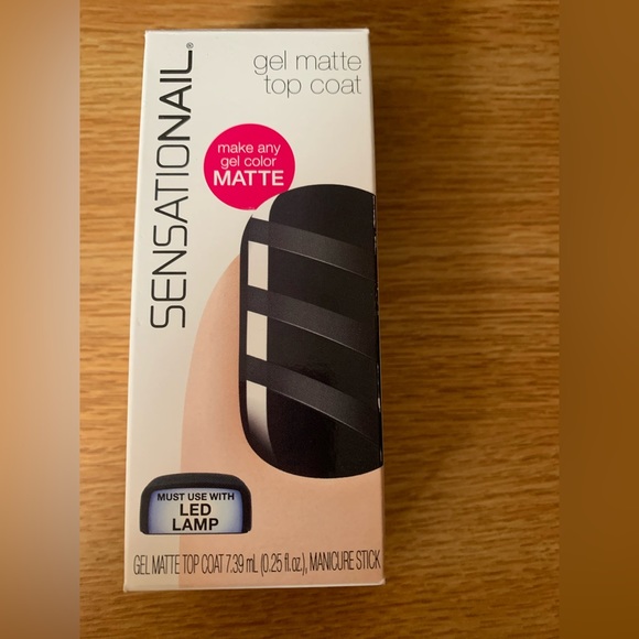 Gel matte top coat for nails - Picture 1 of 7